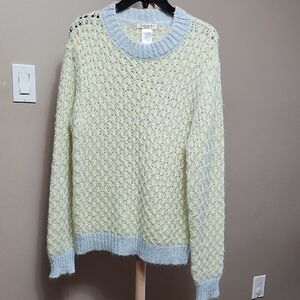 Cocogio Women's Sweater in Cream and Gray